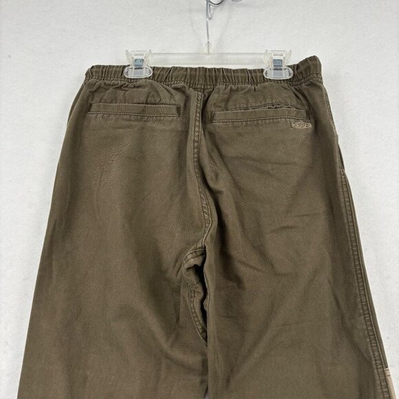 Keen Pull On Pants Boys XL Olive Green Reinforced Knees Elastic Waist Cotton - Picture 7 of 12